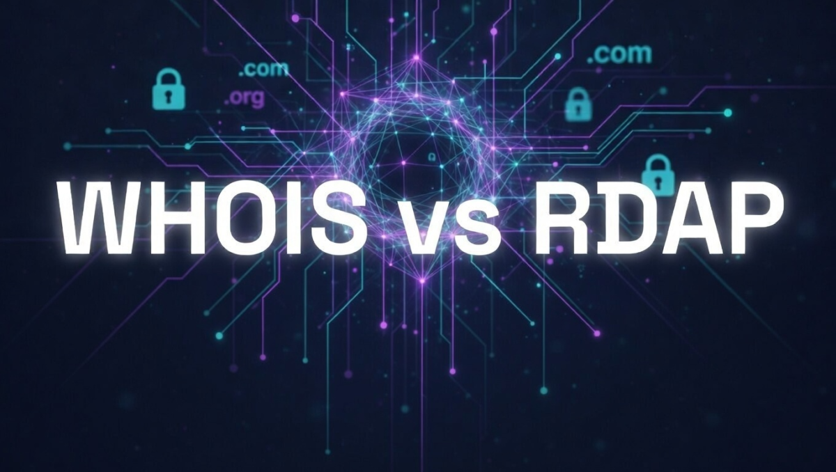 WHOIS vs RDAP – från 80-talets textprotokoll till framtidens strukturerade domändata